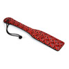 This luxurious designer paddle thrills with an intricate texture of patent leather imitation on one side and traditional panel on the other. This luxurious designer paddle thrills with an intricate texture of patent leather imitation on one side and traditional panel on the other.
