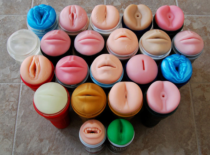 A variety of Fleshlights including lips, anus, demon mouth and vaginal for Fleshlight cost breakdown.